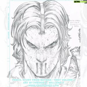 Freddie Williams II Instagram - Casey Jones pencil study from Batman / TMNT Volume 2
Let me know who you’d like to see me sketch in the comments below!
If you’re into this kind of sketch work, check out the original art section of my website: www.freddieart.com