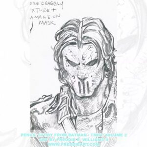 Freddie Williams II Instagram - Casey Jones pencil study from Batman / TMNT Volume 2
Let me know who you’d like to see me sketch in the comments below!
If you’re into this kind of sketch work, check out the original art section of my website: www.freddieart.com