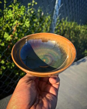 Freddie Wong Instagram - Particularly interesting color breaking from cone 5 studio glazes at cone 10 @still_life_studios