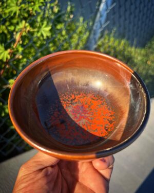 Freddie Wong Instagram - Particularly interesting color breaking from cone 5 studio glazes at cone 10 @still_life_studios