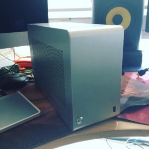Freddie Wong Instagram - I really dig small form factor PC builds. This is the Dan A4-SFX v3 with an i7 and GTX 1070 AND I can take it with me when I travel!