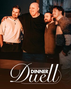 Frederic Fieger-Viehof Instagram - Die ersten beiden Folgen "Dinner Duell" mit @crispyrob, @maxxpane, @bernd_zehner & @instawaffel sind ab Sonntag kostenlos auf #Joyn verfügbar! 👁️👄👁️ #DinnerDuell