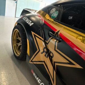 Fredric Aasbø Instagram - Ready for Gatebil with a brand new wrap by @wrapstudionorway! They’ve done incredible work: Full paint wet sand, and an ultra clean @rockstarenergy & #TeamToyota wrap install. These guys are my new go-to wrap specialists here in Southeast Norway (Moss) and they cater to any car, boat, glass facade, heli, plane or train (!) you might need to have wrapped by the best in the biz. MANY thanks for a job well done!

Very excited for this @gatebil_official weekend now!!

(Photo: @adphooto)