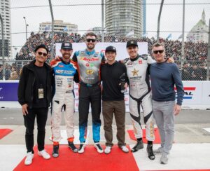 Fredric Aasbø Instagram - Photo dump from Long Beach: A fun first round of the year. The rain made the track ultra slippery and we basically ran two gears lower than usual… Top 8 finish, car ran great and high spirits within the team! #ToyotaPartner @rockstarenergy @toyotaracing @nittotire @eneosusa @rsrusa @ompracing @larry_chen_foto @topnotch_jz