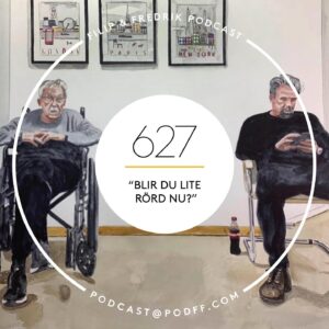 Fredrik Wikingsson Instagram - HURRAAAAA det är TORSDAG och PODCAST!!! Härlig stämning idag. Medan Filip, nyinlandad i Sverige, kollar Nyhetsmorgon utan ljud (förstås) hungrar han LYSTET efter skit från min inspelning av ”Min Sanning”. Dessutom målningen av Filip och Lars (ovan) som nästan drev mig från vettet. Den gröna jackan (ovan) Filip bara ”råkade ha på sig” när vi tog emot en Kristall typ 2013 (det var inte alls drygt). Massa annat förstås. EN FIN STUND is guaranteed for all. ❤️❤️❤️❤️❤️