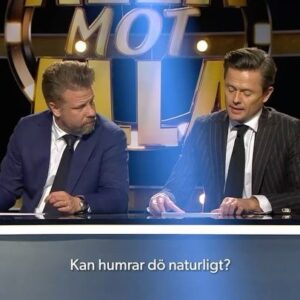 Fredrik Wikingsson Instagram - Hahaha älskar lag som ÖVERTÄNKER Idiotfrågor. Olof och Ebba har många kvaliteter och övertänkandet är en av dem.