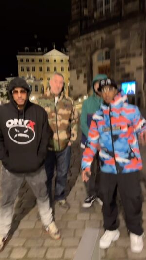 Fredro Starr Instagram - #Dresden get ready for some energy 🔥🔥🔥 @onyx_hq & @nonphixionnyc @realsnowgoons live at @clubtanteju Tickets & Info www.Latfro.com // www.OnyxHq.com // www.Eventim.de // WhatsApp hotline  49 152 525 90 980