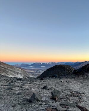 Frida Gustavsson Instagram - -postcards from chile-

above the cloud base the sun rises to a new day over the atacama desert - a day of relentless wind and sunshine. 
an unforgiving yet incredibly enticing environment that has been our home for the last few weeks while climbing. from our high camp (5550m) on el muerto we took a variation of the normal route to the summit (6510m) which included some interesting climbing and trail breaking. two days later we stood at the top of the world's highest volcano, ojos del salado (6893m), in the glaring sunshine and looked out over emerald lagoons and snow capped volcanoes, a sight that will linger with me. 
flamingoes danced by, vicunas showed up and condors flew high. 
laughed alot, learned alot and swam alot in the green hot springs. 
sweet dreams are made of this and I am lucky to have the best climbing partner in @lottahintsa 🫶🏼

❤️