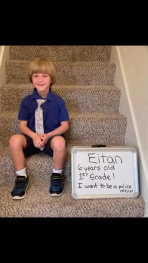 Friedman Twinkies Instagram - First day of school and then the last day of school for each boy! Enjoy! #hellosummer #schoolsout #firstdayofschool #lastdayofschool