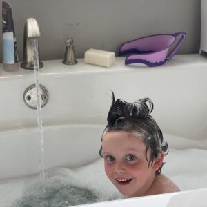 Friedman Twinkies Instagram - Seffi getting ready to rock the set today! This child constantly amazes me how talented he is! I am very proud of him! #bubblebath #bubbles #kidactor #seffithestar