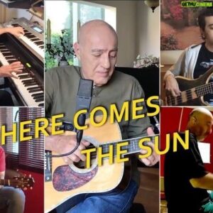 Fuat Güner Instagram - #Beatles’a sonsuz sevgimle! Buyrun Here Comes the Sun’ı bir de bizden dinleyin @stolgakilic @arikansirakaya #gultekinkacar #eserunsalan ve ben ben ben, Featles veya FFF 😄 Keyifli ama mesafeli bir haftasonu diliyorum şimdiden 🎸