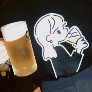 Fujiko Kojima Instagram - ビール大好き上西さん。
