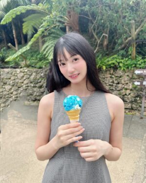 Fuka Kumazawa Instagram - ブルーウェーブ！美味しそうー？🍨