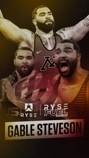 Gable Dan Steveson Instagram - RYSE UP! Exciting to join the Ryse team!! 🔥