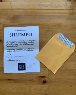 Gabriel Gundacker Instagram - I can’t believe this. Gap is coming for my brand, @shlempobrand