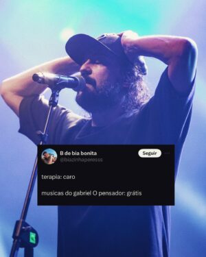 Gabriel, O Pensador Instagram - Muito bom fazer parte da vida de vocês e ter vocês na minha! Viajando aqui nos comentários na rede vizinha