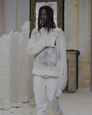Gabriel O'Shea Instagram - Some of the pieces I made for my collaboration with @airei.la for their AW23 (Refuge, Deluge, Transfuge) collection presented at Paris Fashion Week.

Many thanks to @drewcurryx and the whole team who did a wonderful job.

(Sculptures made of plaster, dust, human hair, pigments, earth and remains [variable dimensions]).

www.gabrieloshea.com

#gabrieloshea #airei #parisfashionweek2023