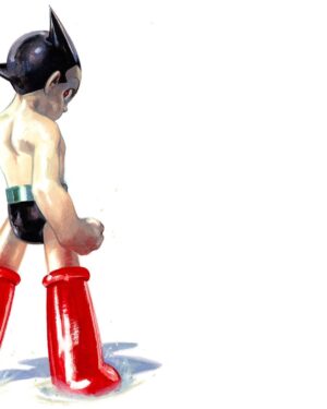 Gabriele Dell'Otto Instagram - “He’s coming!” @luccacomicsandgames #astroboy #anime #manga #art @yokaidavid @carmisterpixel