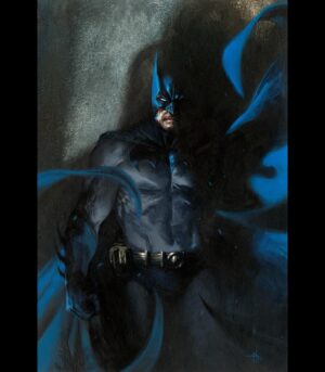 Gabriele Dell'Otto Instagram - “Batman Variant cover #146” acrylic @liquitexofficial on heavy board #schoeller @dcofficial @batman #art #comics #comicart @yokaidavid @carmisterpixel