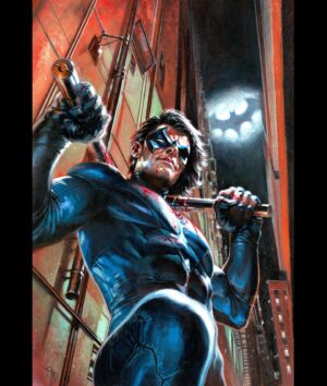 Gabriele Dell'Otto Instagram - "Dell'Otto Month Variant Covers for Dc comics" Finally I can share my ten DC character covers that I have done over the past few months!!! I am very proud of this little project and want to thank all the DC staff and especially my friend Ben! 
Also a special thanks goes to my collaborators Jerico, David and Carmine for their unfailing support. Last but not least, I thank all of you who have been following me all these years, for the affection and esteem you continue to show me! Action Comics #1058
Batman #138
Catwoman #58
Harley Quinn #33
The Flash #2
Green Lantern: War Journal #2
Nightwing #107
Shazam #4
The Penguin #3
Wonder Woman #2 @carmisterpixel @yokaidavid @dcofficial #comics #comicart #art #painting @liquitexofficial