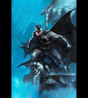 Gabriele Dell'Otto Instagram - “Batman #151, 85th Anniversary Card Stock Variant”
Acrylics @liquitexofficial on heavy board @dcofficial @jimlee #batmanhush @batman #comics #cimicart #art @yokaidavid @carmisterpixel