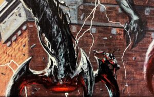 Gabriele Dell'Otto Instagram - “Death of Venomverse” connecting variant covers!!! Acrylics @liquitexofficial on #canvas @marvel #venom #variantcovers #art #comics @yokaidavid @carmisterpixel