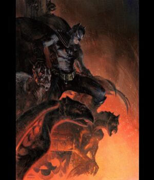 Gabriele Dell'Otto Instagram - “Batman-Gargoyle of Gotham #2 variant” acrylics @liquitexofficial on heavy board @dcofficial @batman #comics #comicart #art @yokaidavid @carmisterpixel