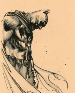 Gabriele Dell'Otto Instagram - “A couple of Batman” sometime I’m so lucky to find enough room, between schedules, to draw some sketch, just for fun! Sanguigna e uniposca bianco su carta da spolvero @dcofficial @batman #drawing #pencil #dustpaper @yokaidavid @carmisterpixel
