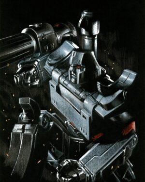 Gabriele Dell'Otto Instagram - “Transformers #8 and Energon universe #1 variant covers for @carnivore_comics @imagecomics color pencils @carandache on @fabriano1264 black paper @transformersofficial #art #comics #comicart #blackpaper @yokaidavid @carmisterpixel