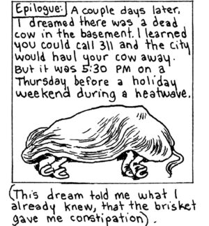 Gabrielle Bell Instagram - More meat-based comics.