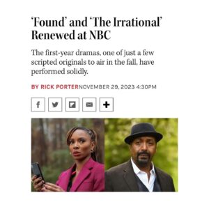 Gabrielle Walsh Instagram - IM SO OVERJOYED TO SAY WE DID IT!!!!! 

Season 2 BABY! 22 Episodes!!!! 

Thank you all for being so amazing and tuning in every week to watch us!!!! You made this happen and I am so grateful! 

@kech99 you are an unbelievable creator and a force! Thank you @nbc for giving us a platform for these incredible stories!

@shanolahampton the fiercest leading lady that lead us into this victory! The whole damn team has been incredible. It feels like family and this feels so right! 

THANK YOU!!!!! 

#ALLTHEWAYUP #NBCFound #LFG