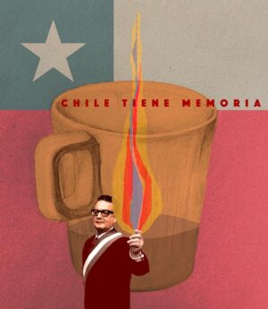 Gael García Bernal Instagram - ¡Viva Chile! 
Abrazos. Los quiero mucho. 
Imagen de @lupemarinburgin