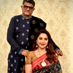 Gajraj Rao Instagram - If the electricity goes out, there’s no need to worry if Madhuri ji is in the room. Her mere presence lights up the ambiance. I can’t recall a single dull or gloomy day on the sets of Maja Ma when Madhuri ji was around. Her smile is radiant, and her laughter is infectious. Though Dr. Nene may be the medicinal expert at home, in my opinion, Madhuri ji is the true MD of happiness and positivity. May your presence continue to sparkle on studio sets and screens for decades to come. Happy birthday, Madhuri ji! @madhuridixitnene #happybirthday #majamaonprime @anandntiwari @primevideoin