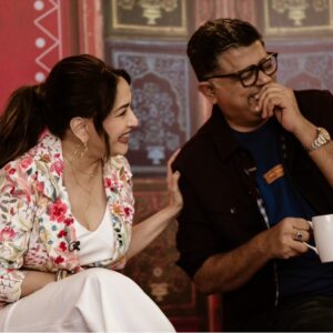 Gajraj Rao Instagram - If the electricity goes out, there’s no need to worry if Madhuri ji is in the room. Her mere presence lights up the ambiance. I can’t recall a single dull or gloomy day on the sets of Maja Ma when Madhuri ji was around. Her smile is radiant, and her laughter is infectious. Though Dr. Nene may be the medicinal expert at home, in my opinion, Madhuri ji is the true MD of happiness and positivity. May your presence continue to sparkle on studio sets and screens for decades to come. Happy birthday, Madhuri ji! @madhuridixitnene #happybirthday #majamaonprime @anandntiwari @primevideoin