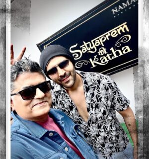 Gajraj Rao Instagram - Wishing Kartik Aryan a fantastic birthday! May his charisma continue to light up screens, and may he weave countless more captivating stories, both on and off camera. Here's to a year filled with joy, success, and many more memorable Kathas! 🎉 #happybirthday @kartikaaryan #heartthrob #superstar