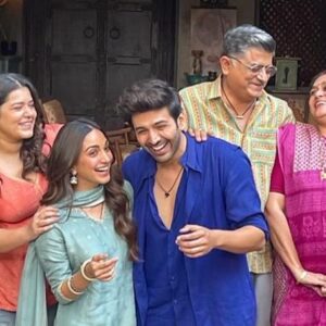 Gajraj Rao Instagram - #gratitude #satyapremkikatha  Can you believe it? It’s already been a year since we brought "Satya Prem Ki Katha" to life! Time flies when you’re working with such an incredible team.

First off, a huge shoutout to our fantastic producers, Sajid Nadiadwala, Wardha Nadiadwala, Shareen Mantri, and Kishore Arora. Your vision and support have been the backbone of this project. We couldn’t have asked for better captains steering this ship!

Sameer Vidwans, our brilliant director, thank you for guiding us through every twist and turn with such finesse. Your direction turned our story into magic on screen. And Karan Sharma, your writing laid the foundation for everything. What a script!

Ayanka Bose, our wizard behind the camera, you’ve made every frame look stunning. Your work is pure art! 

Charu Roy, our editor extraordinaire, your skillful cuts and seamless transitions have truly brought our story to life. Your work behind the scenes has been invaluable.

To my co-actors, Kartik Aryan and Kiara Advani, it’s been a joy sharing the screen with you. You both brought so much energy and talent. Supriya Pathak, Shikha Talsania, Sidharth Randeria, and Anuradha Patel, your performances added such depth and warmth to the film.  Vijay Ganguly, your dance choreography has given celebration a new identity. Every step added joy to our film.

A special mention to the talented team behind our music and lyrics. Your melodies and words have touched hearts and added soul to our film. Thank you for making every scene resonate with emotion and beauty.

And, of course, a heartfelt thank you to the amazing direction department team, including Navnirman Singh, Riddhi Mahashabde, Juilee Sonalkar, Alka Bhandari,Prateek Patil, Albert, Shivani Singh, Vaibhav Pratap, Vishakha Singh, Siddhesh Avhad, and Jayesh. You are the backbone of the shoot process, and your hard work and dedication have not gone unnoticed.

This past year has been a wonderful ride, and it’s all thanks to each and every one of you. Here’s to the memories we’ve made and the stories we’ll tell for years to come!