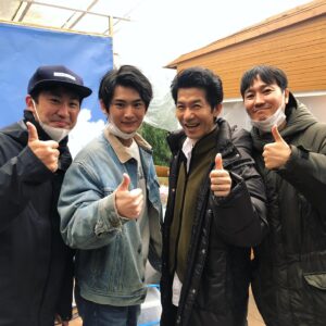 Gaku Oshida Instagram - .
本日、「ボーダレス」episode7配信です！
繋がりはじめた4つの物語、皆さん最後まで見届けて頂けたら嬉しいです。
.
宮川さん、金井監督、松田監督と📷