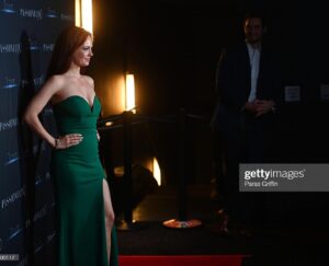 Galadriel Stineman Instagram - Obsessed with this photo from the Torn premiere. The look from the man waiting in the wings is everything - how lucky was I to be there as his plus one?! Such a great movie - can’t wait for you all to see it on October 27th. Thanks for having me Passionflix!