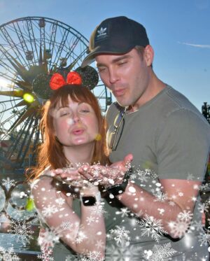 Galadriel Stineman Instagram - Merry Christmas and a JOYful New Year! From us to you 🎄🕺🏻❄️⭐️