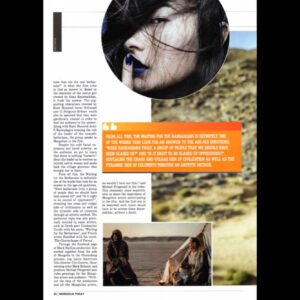 Gana Bayarsaikhan Instagram - Thank you MONGOLIA TODAY 
🇲🇳🙏💙!!
🖋by @akokenzo 

#mongoliatoday #magazine #magazinecover 
#septemberissue #mongolianmagazine #waitingforthebarbarians #thegirl #markrylance #johnnydepp