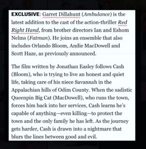 Garret Dillahunt Instagram - Heh.  @rainnwilson sent this to me and asked, “Was your head tired?” I suppose maybe it was.  Anyways—this is what’s going on in Kentucky, and I’m having a blast with the @nelmsbros.