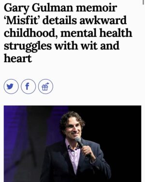 Gary Gulman Instagram - Here’s an interview and stellar review of Misfit! The full article is in my bio. Preorder now where you like to get your books! 

#dailynews #misfit #newrelease #bookreview
