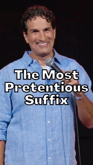 Gary Gulman Instagram - The Gul has no patience for pretense

#grammar #suffix #joke