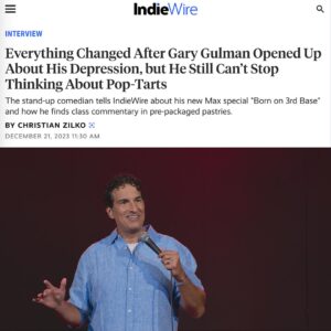 Gary Gulman Instagram - A delightful interview I did with @indiewire about my book and my new Special streaming now on @streamonmax

#indiewire #interview #bestof2023