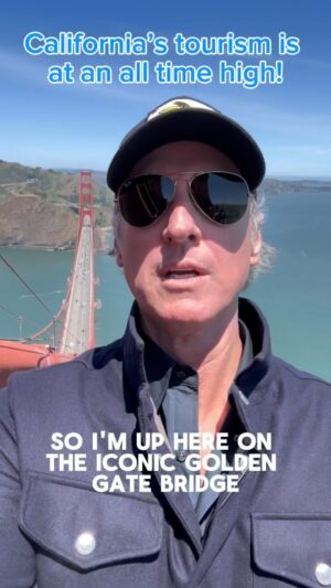 Gavin Newsom Instagram - California’s tourism just hit an all time high!