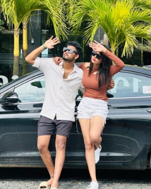 Gayathri Sri Instagram - 💎🫂❤️ @sai_agash__offl nanbaa 🫱🏻‍🫲🏼 ✨