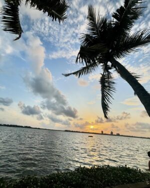 Geethi Sangeetha Instagram - Chasing SuNsEtS and DrEaMs..

Eid Mubarak Dear All..🤗❤️

Swipe ➡️ to see the colours of the evening sky..
.
.
.
.
.
.
.
.
.
.
.
.

@swargam_backwaters 

#eidmubarak #sunset #sunsets #sky #skylovers #cloud #cloudchaser #love #skylovers #sunsetlovers #iphonography #iphoneonly #iphone15plus #noedit #naturephotography #nature #naturelovers #throwback #kochi #picoftheday #trending