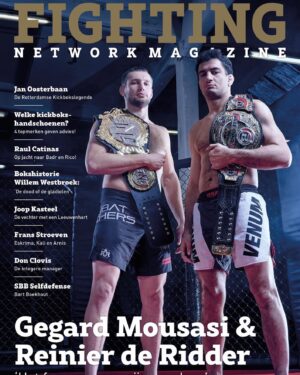 Gegard Mousasi Instagram - Proud to be on the cover with my friend and champ Reinier💪🏻 @deriddermma
