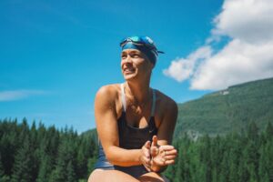 Gemita Samarra Instagram - Every breath, I see a kaleidoscope of mountains and rainbowed skies. Beats the pool 🧜🏼‍♀️