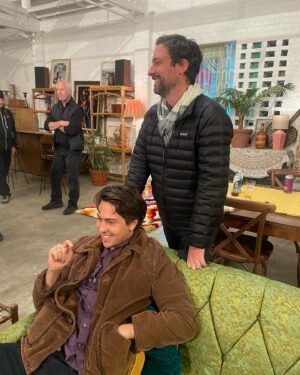 Genevieve Angelson Instagram - I guess it’s SAFE to say I had a pretty nice time with @lucyhale and @natandalex and @phutchings37 * making this perfect cuffing season rom com IN THEATERS TOMORROW 1/18. Stripper Waffle truck not included. 

#lucyhale #natwolff #whichbringsmetoyou #romcom 

*(and also like wow @silvascope and @cynthiavanis and @fedafreeko and @lilmitz_ )